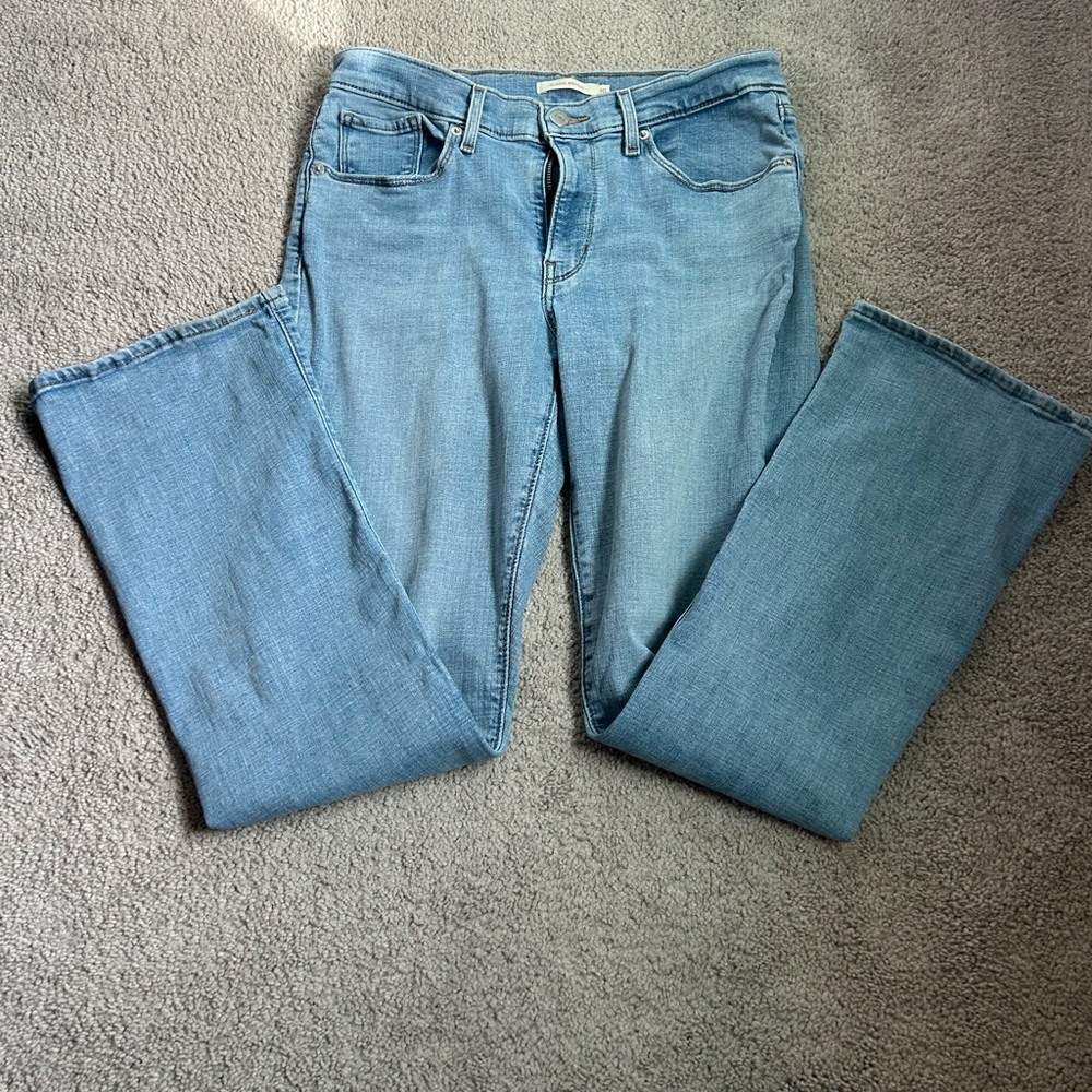 Levi's Blue Straight Leg Jeans Classic Denim